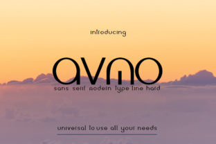Avmo Typeface: A Modern Serif for Digital Branding
