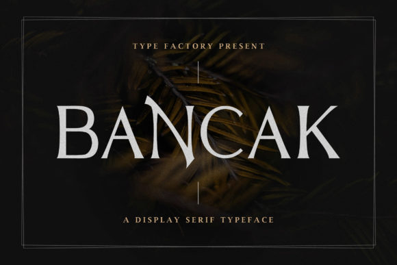 Bancak Font: A Digital Designer’s Love Letter to a Serif Typeface
