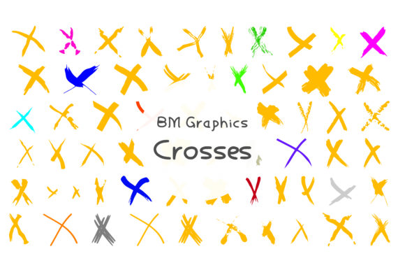 BM Graphics - Crosses: The Creative Dingbat Typeface for Bold Branding