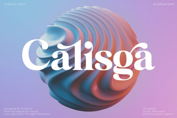 Calisga: A Stylish Serif Font That Elevates Branding for Small Businesses