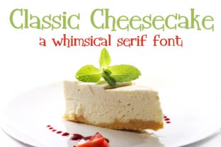 Classic Cheesecake: A Sweet Serif for Elevated Branding