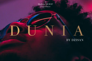 Dunia Typeface: Elevating Editorial Design with Contemporary Serif Elegance