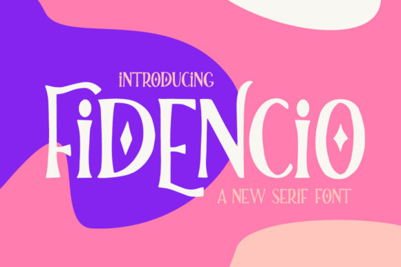 Fidencio: A Whimsical Serif Typeface for Handmade Branding