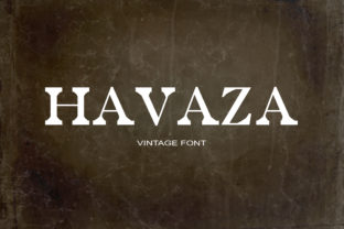 Havaza: A Playful Serif Typeface for Engaging Campaign Visuals