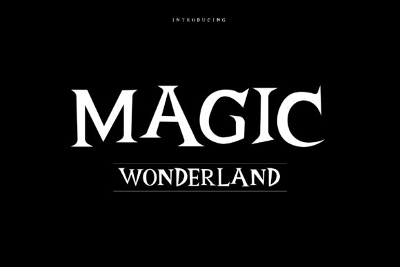 Magic Wonderland: The Serif Typeface for Scroll-Stopping Visuals