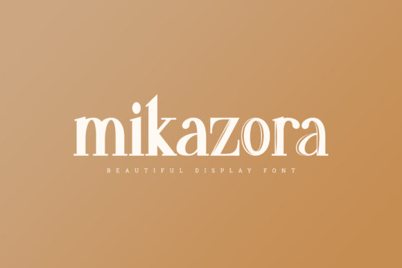 Mikazora: The Clean Serif Typeface for Handmade Branding