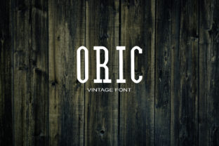 Oric Typeface: Elevating Campaign Visuals with Bold Serif Design