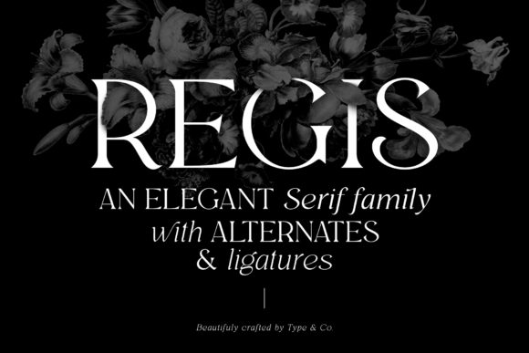 Regis: A Classic Serif Typeface for Editorial Design