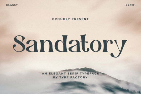Sandatory: A Versatile Serif Font for Real-World Design
