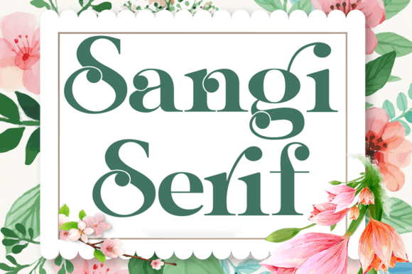 Sangi Serif: A Designer’s Take on Bold Branding