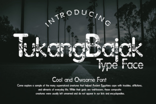 TukangBajak: A Serif Font for Modern Digital Branding