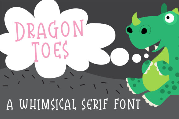 ZP Dragon Toes: A Quirky Serif Font for Standout Branding