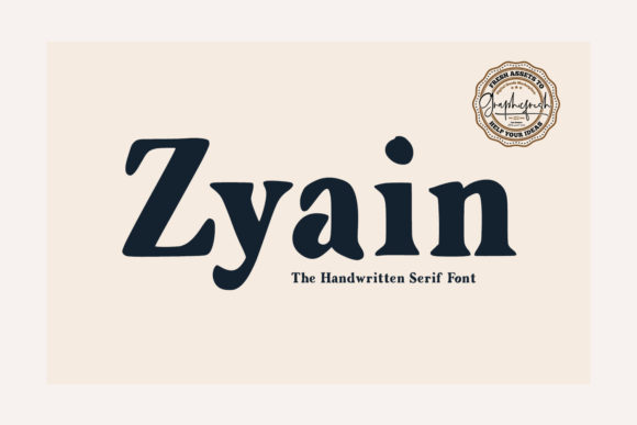 Zyain: A Luxurious Serif Typeface for Editorial Design